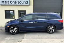 2018 Honda Odyssey with window tint